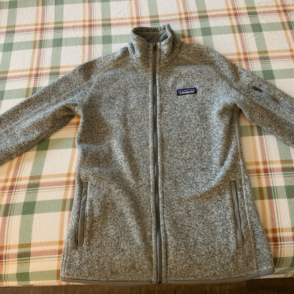 Patagonia Heather Gray Fleece Jacket